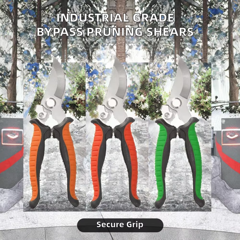 Industrial Grade Stainless Steel Bypass Pruning Shears