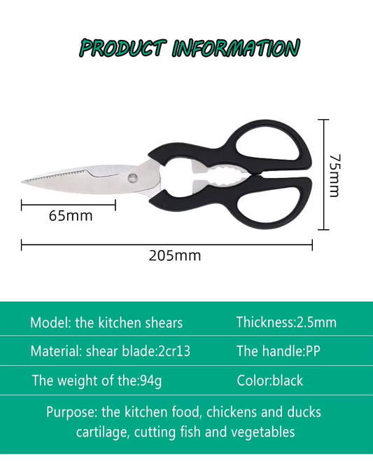 Factory Direct Multi Function Kitchen Cutting Scissor