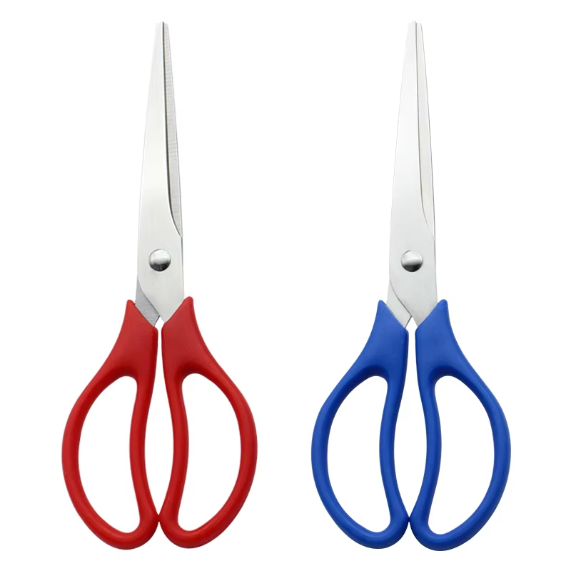 Multipurpose Scissors with Stainless Steel Blades Smooth Edge Comfort-Grip Plastic Handles