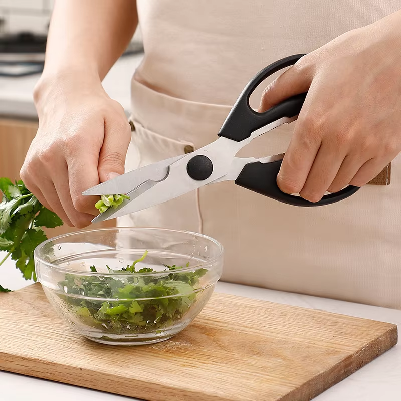 Heavy Duty Stainless Steel DIY Smooth Edge Kitchen Scissors