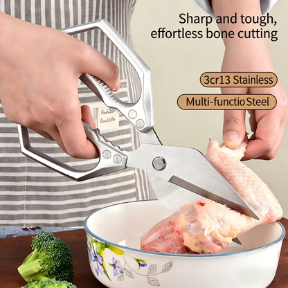 Strong Large Head Bone Kitchen Scissors