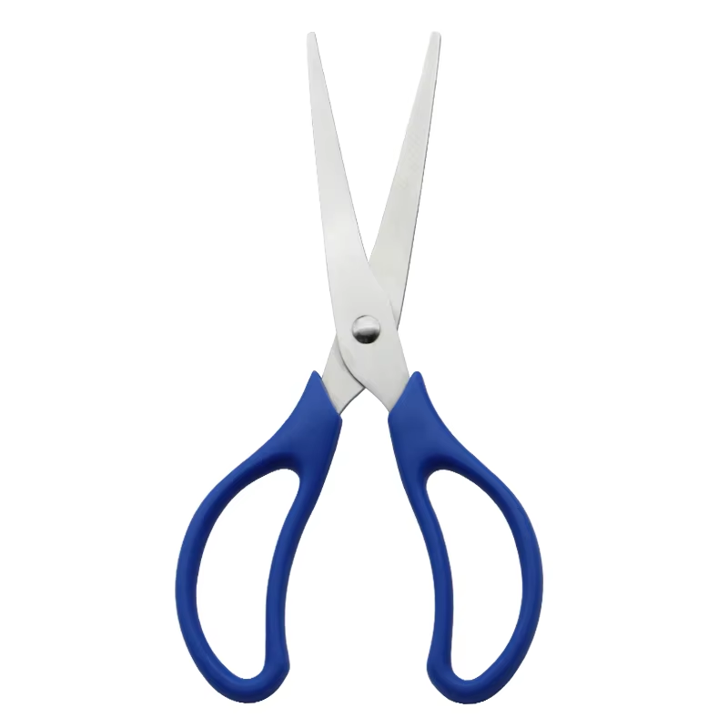 Multipurpose Scissors with Stainless Steel Blades Smooth Edge Comfort-Grip Plastic Handles