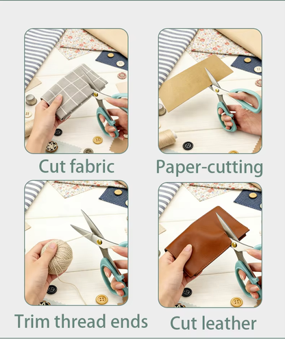Stainless Steel Blades Plastic Handles Ultra Sharp Fabric Scissors