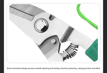tainless Steel Pruning Shears for Garden and Fruit Tree Branches