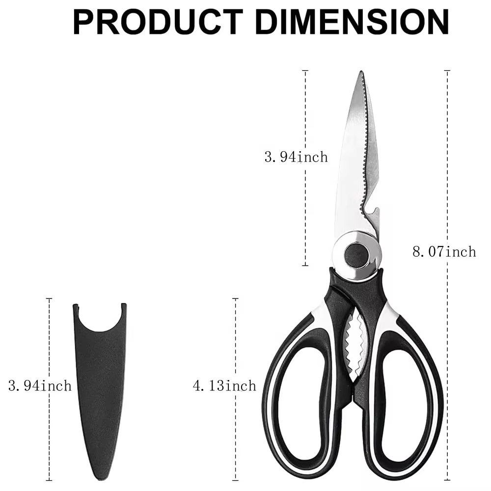 Multi-Purpose Stainless Steel Kitchen Chef Scissors