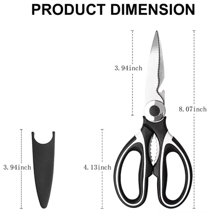 Multi-Purpose Stainless Steel Kitchen Chef Scissors