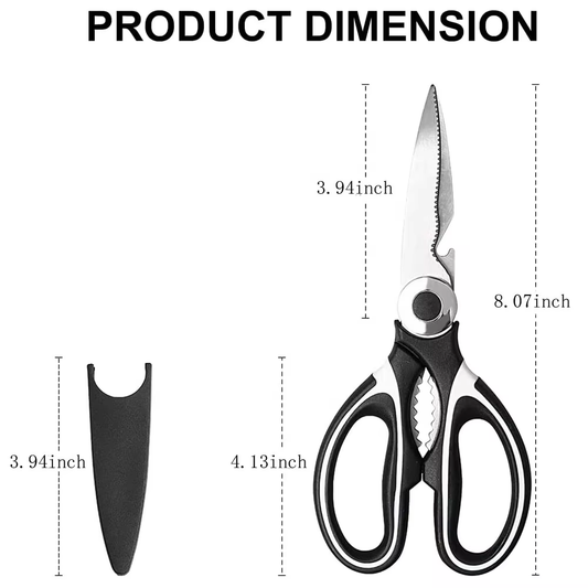 Multi-Purpose Stainless Steel Kitchen Chef Scissors