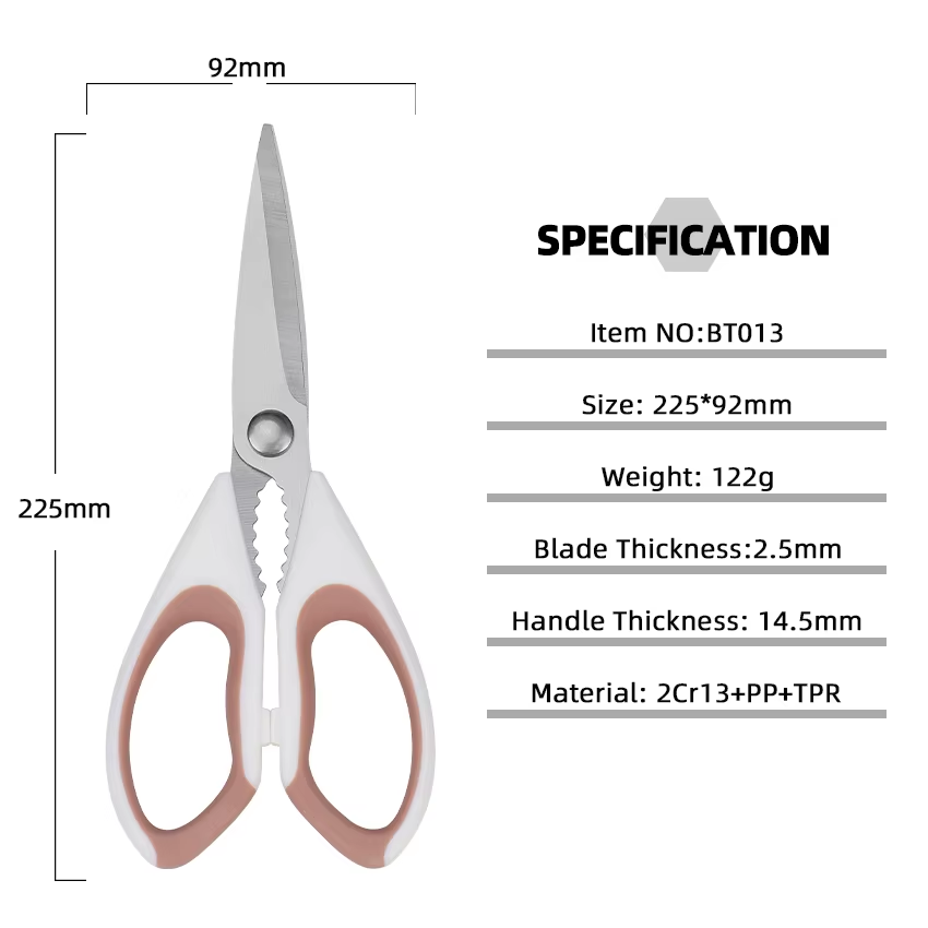 Super Sharp Multifunctional Stainless Steel Kitchen Scissors