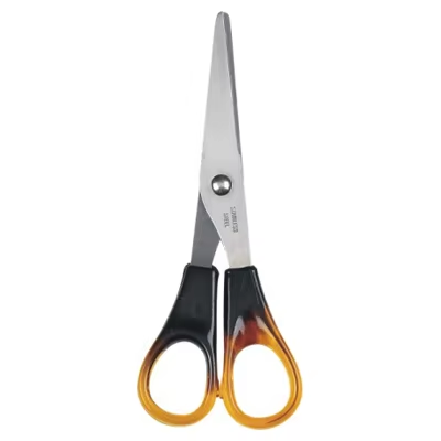 Amber Color Stainless Office Steel Scissors