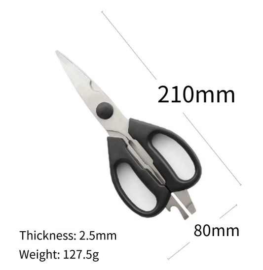 Heavy Duty Stainless Steel DIY Smooth Edge Kitchen Scissors