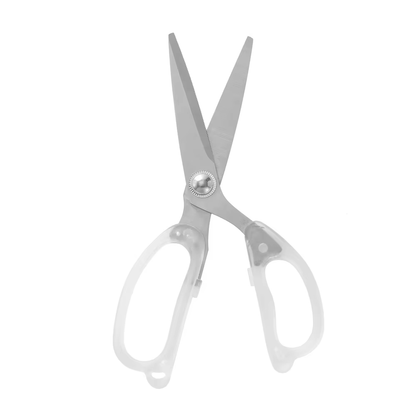 Crystal‑style Household Scissors with Protective Cover