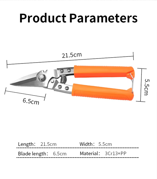 Stainless Steel Metal Plant Flower Shear
