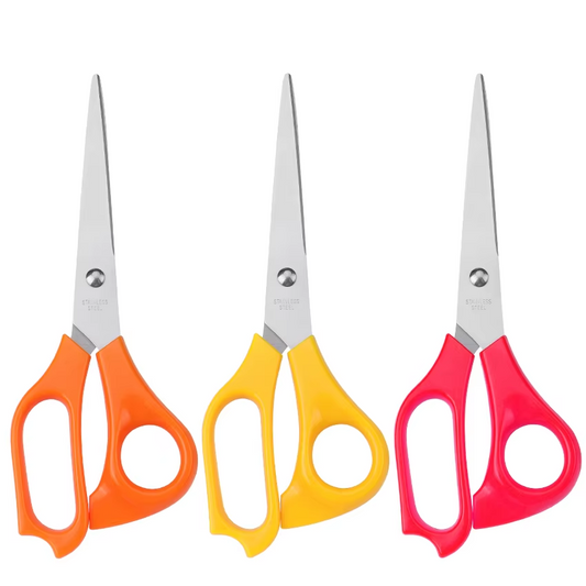 Durable Sharp Stainless Steel Scissors for Home School Office Use