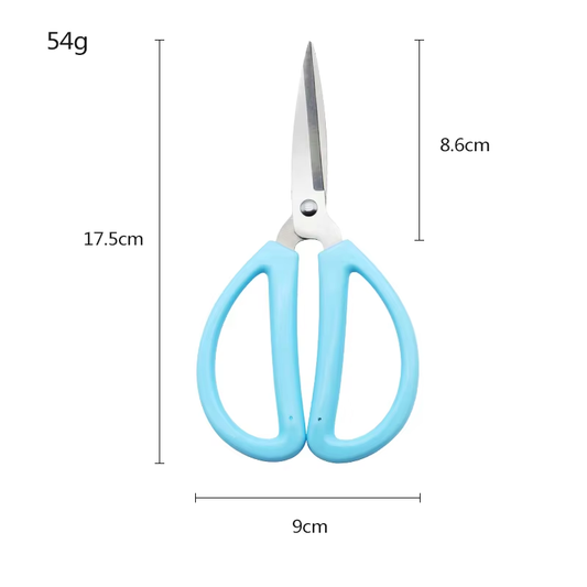 Blue Multifunctional Stainless Steel Home Office Stationery Household Scissors