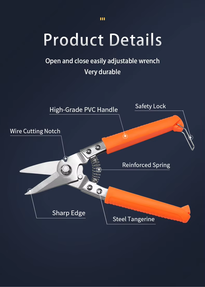 Stainless Steel Metal Plant Flower Shear