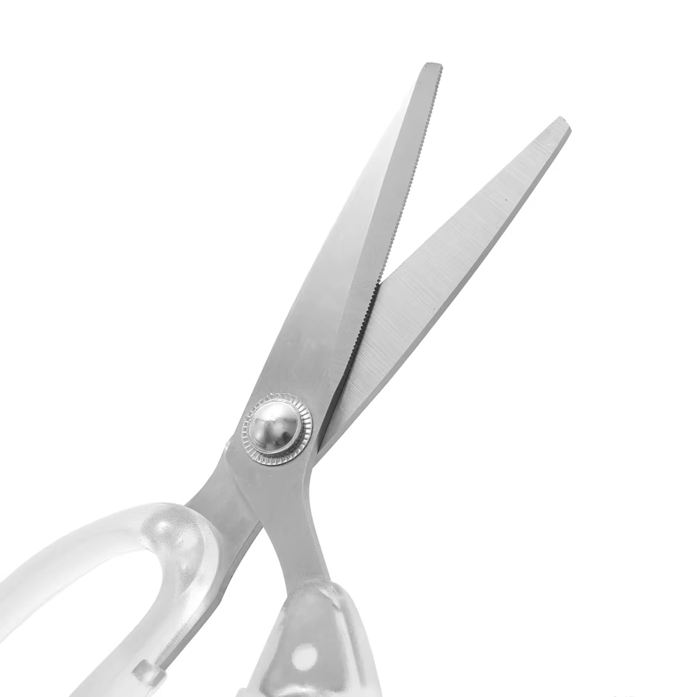 Crystal‑style Household Scissors with Protective Cover