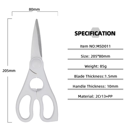 Grade Non Slip Stainless Steel Kitchen Scissor