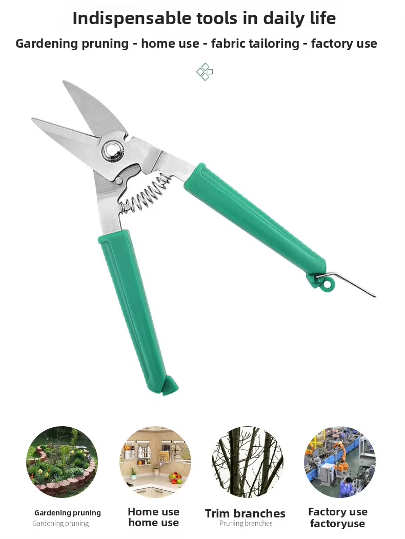 tainless Steel Pruning Shears for Garden and Fruit Tree Branches