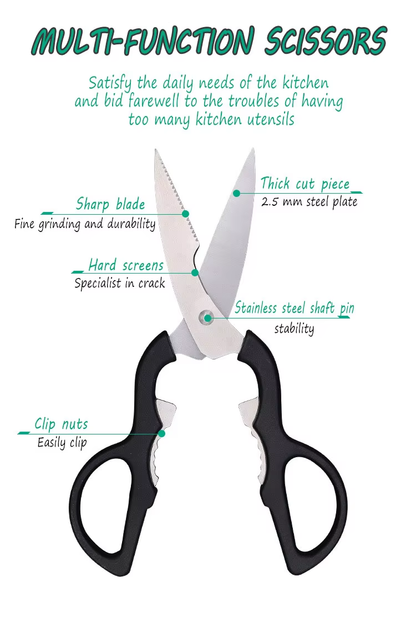 Factory Direct Multi Function Kitchen Cutting Scissor